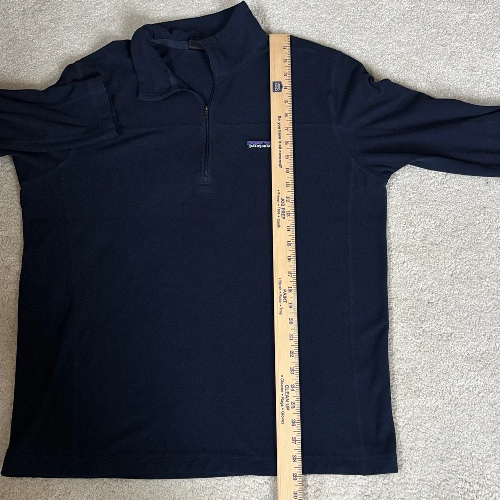 Patagonia Micro D Fleece 1/4 Zip Pullover 26176 Navy Blue Mens‎ Size XL